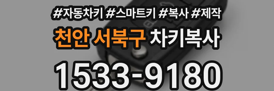 천안 서북구 차키복사