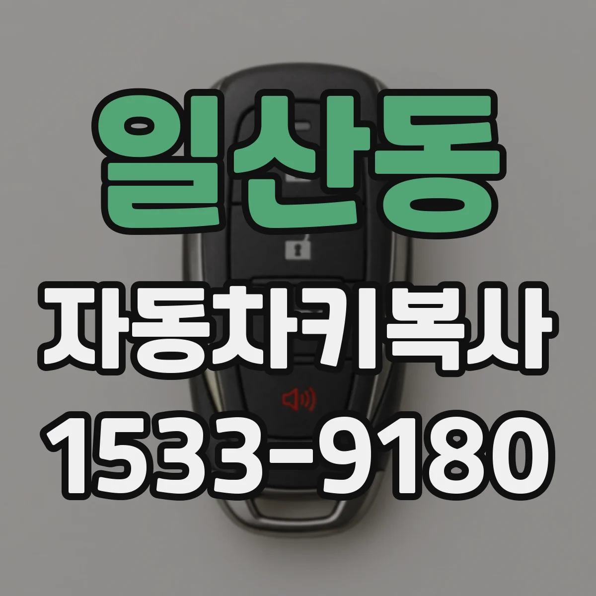 일산동 자동차키복사