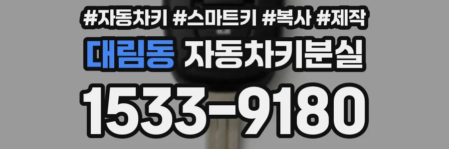 대림동 자동차키분실