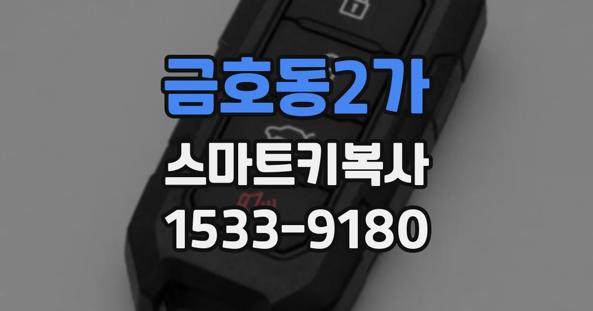 금호동2가 스마트키복사
