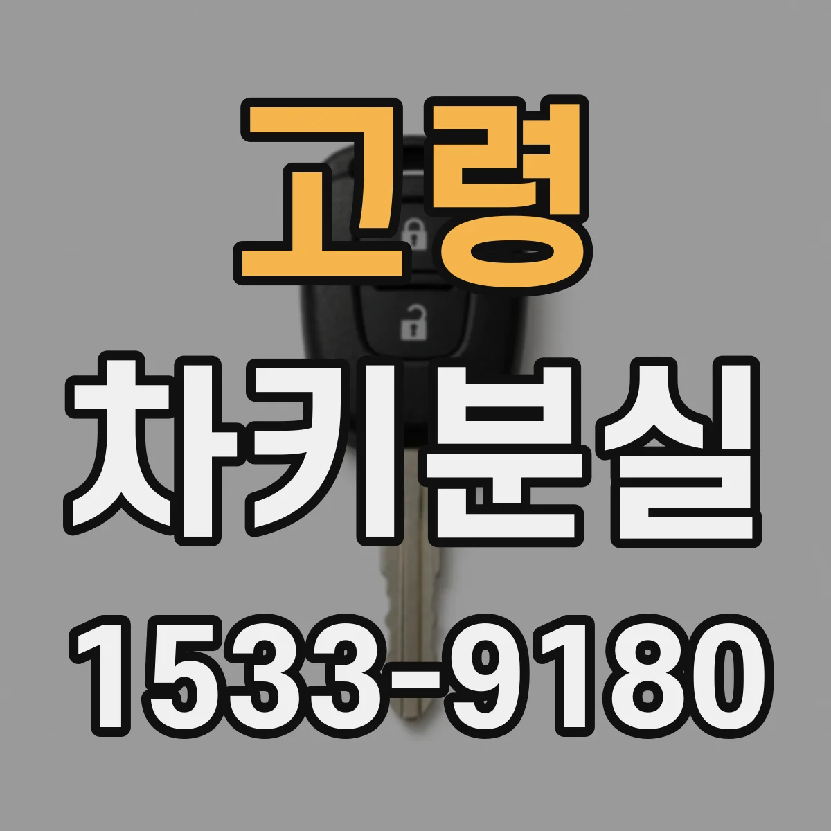고령 차키분실