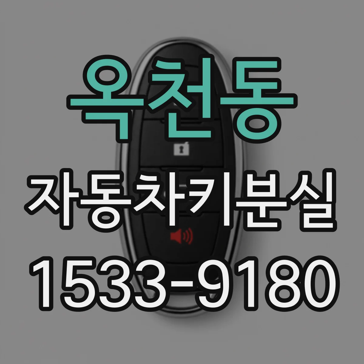 옥천동 자동차키분실