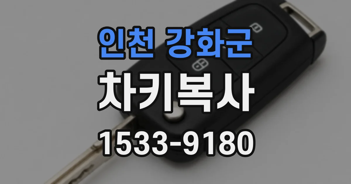 인천 강화군 차키복사
