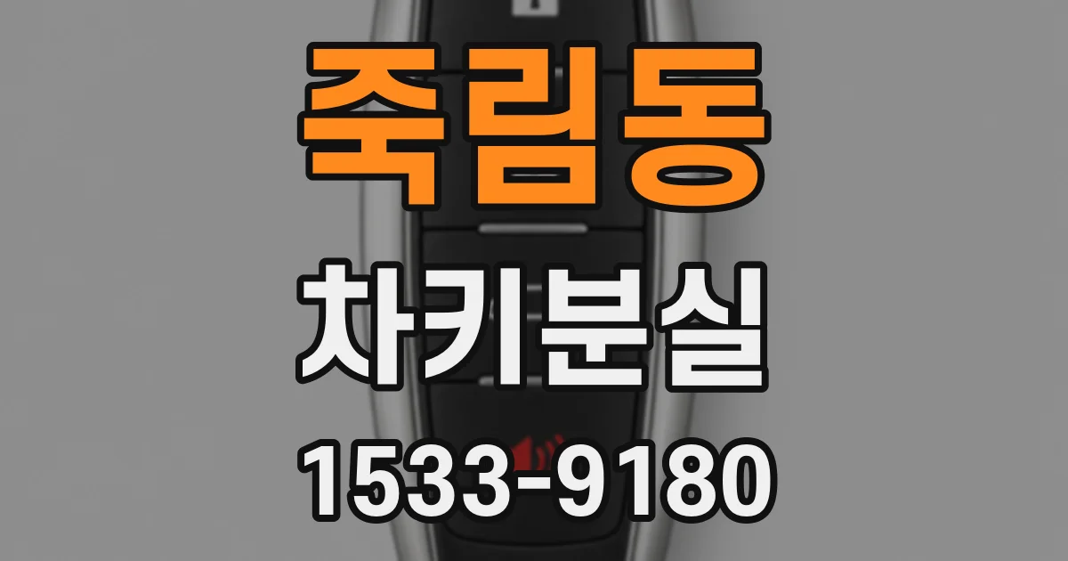 죽림동 차키분실
