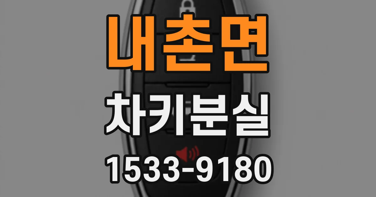내촌면 차키분실