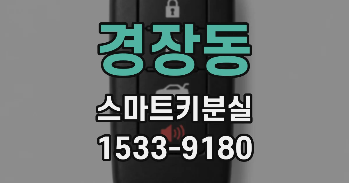 경장동 스마트키분실