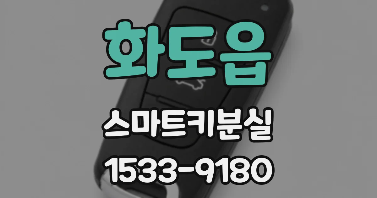 화도읍 스마트키분실