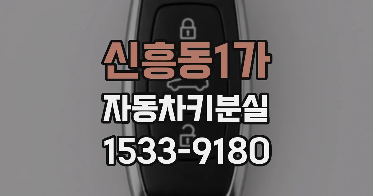 신흥동1가 자동차키분실