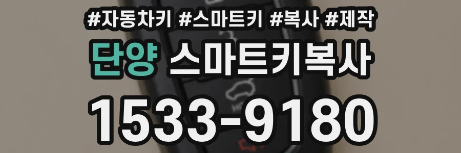 단양 스마트키복사