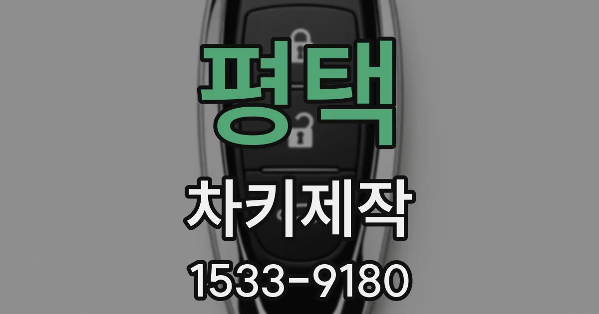 평택 차키제작