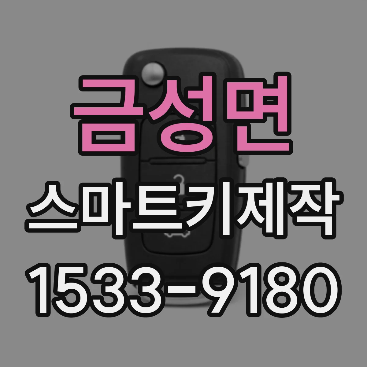 금성면 스마트키제작