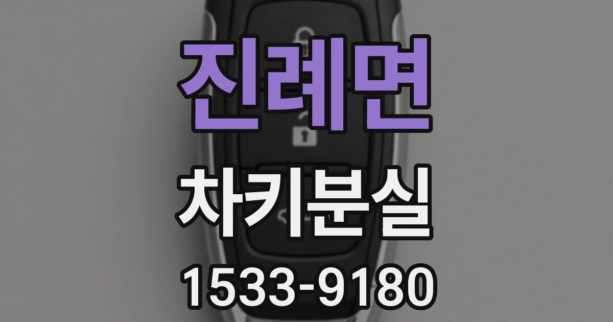 진례면 차키분실