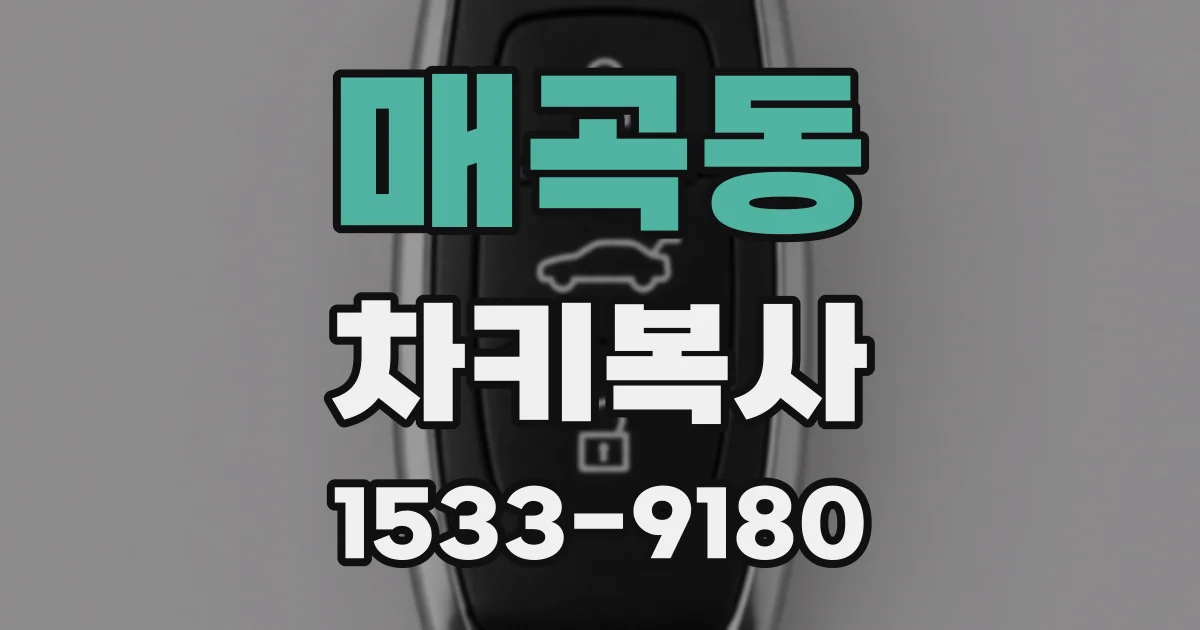 매곡동 차키복사