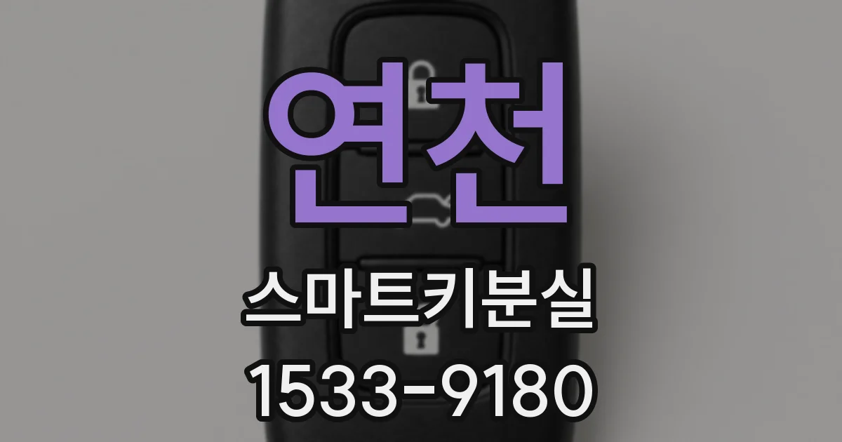 연천 스마트키분실