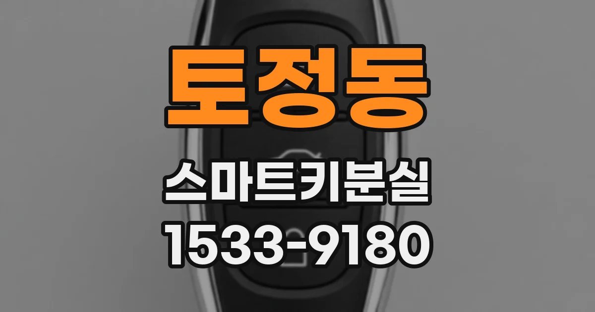 토정동 스마트키분실