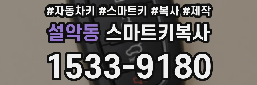 설악동 스마트키복사