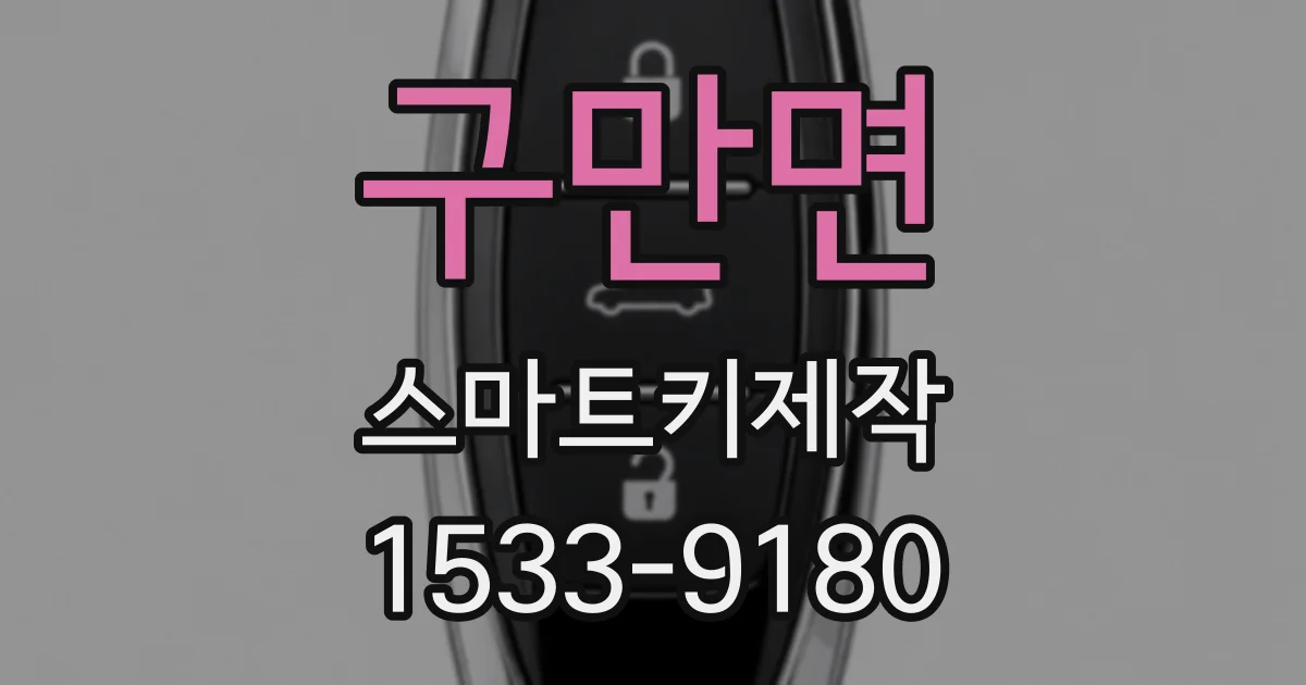 구만면 스마트키제작