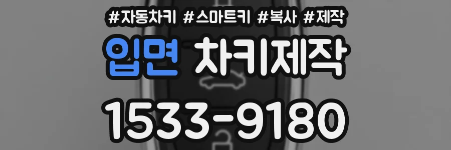 입면 차키제작