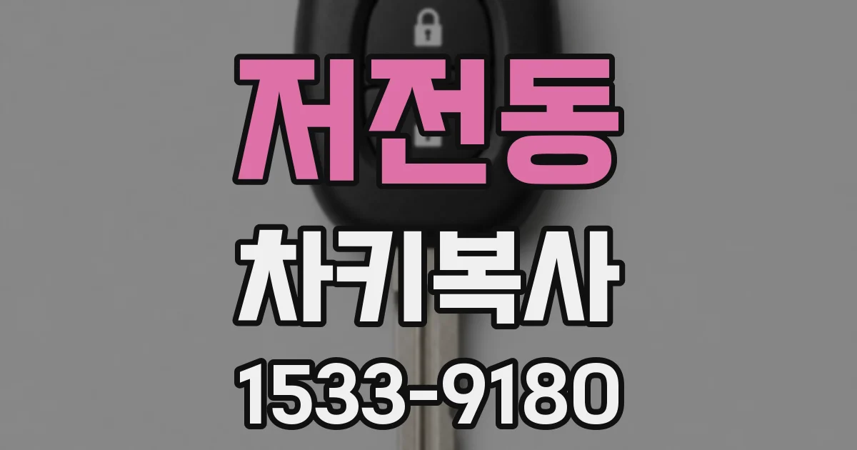 저전동 차키복사