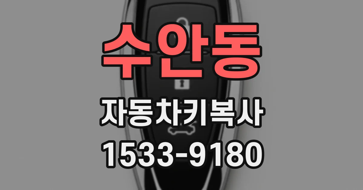수안동 자동차키복사