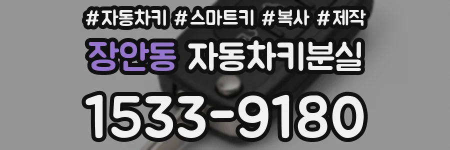 장안동 자동차키분실