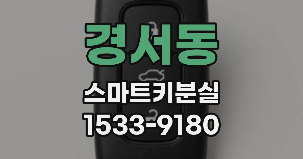 경서동 스마트키분실