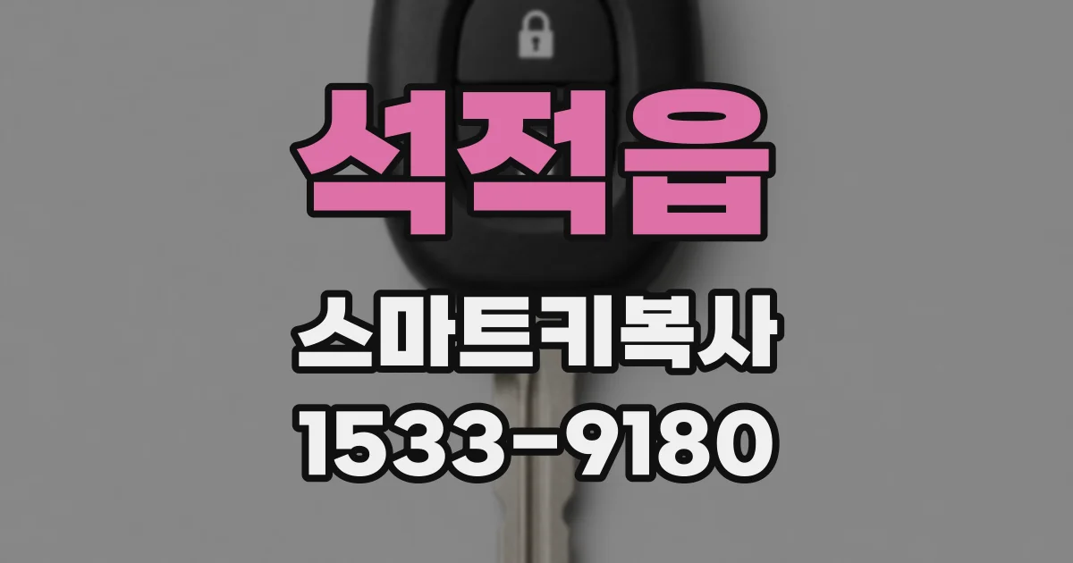 석적읍 스마트키복사