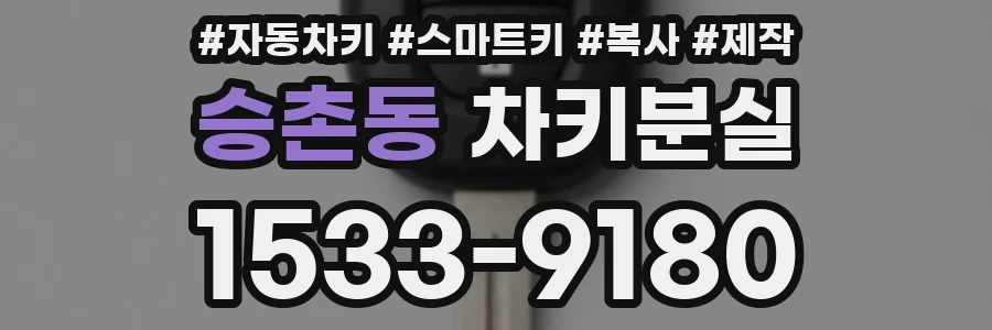 승촌동 차키분실
