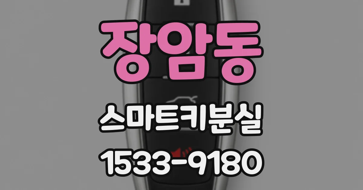 장암동 스마트키분실
