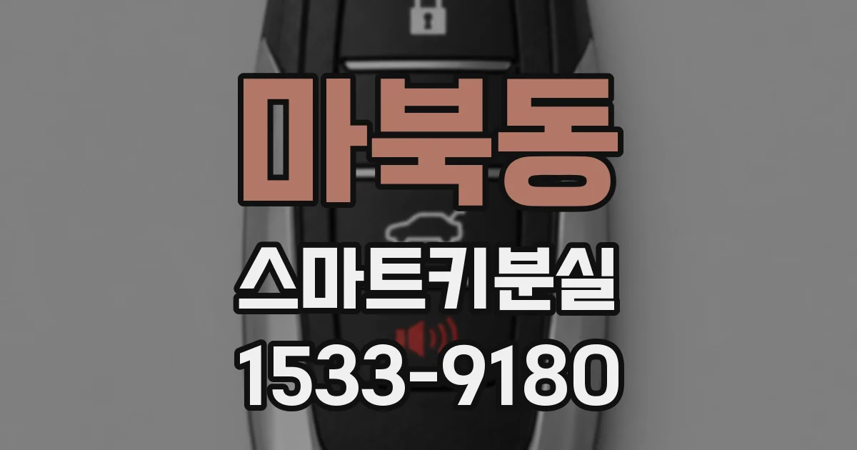 마북동 스마트키분실