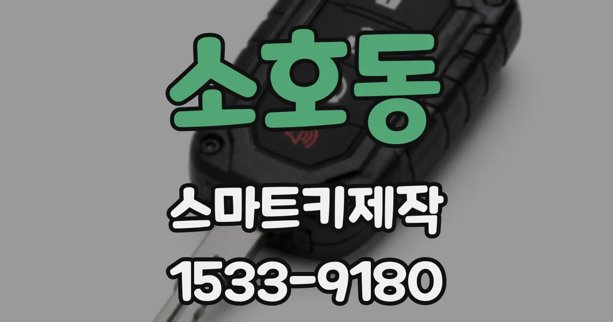 소호동 스마트키제작