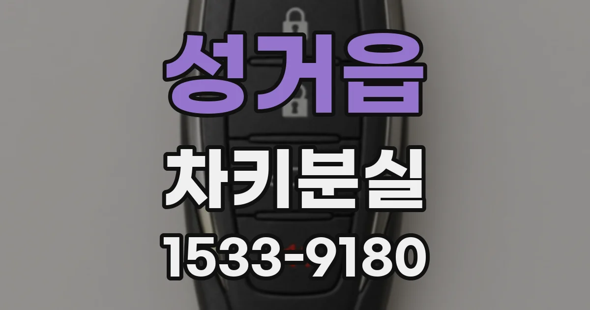 성거읍 차키분실