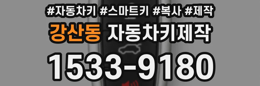 강산동 자동차키제작