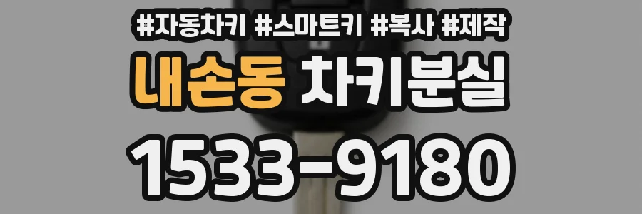 내손동 차키분실