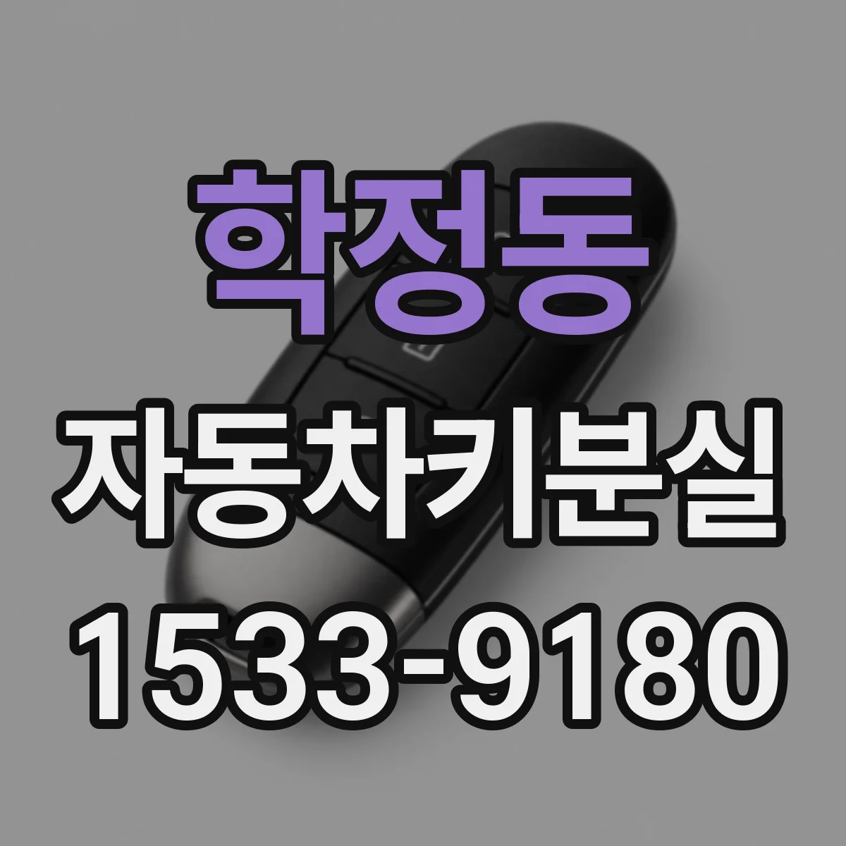 학정동 자동차키분실