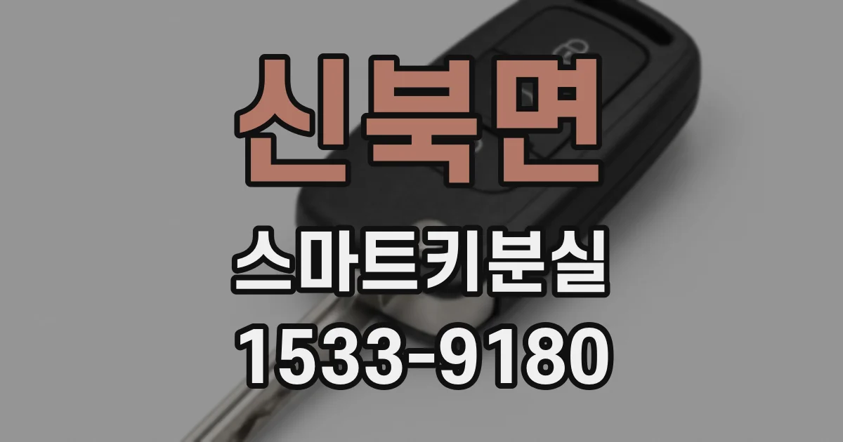 신북면 스마트키분실
