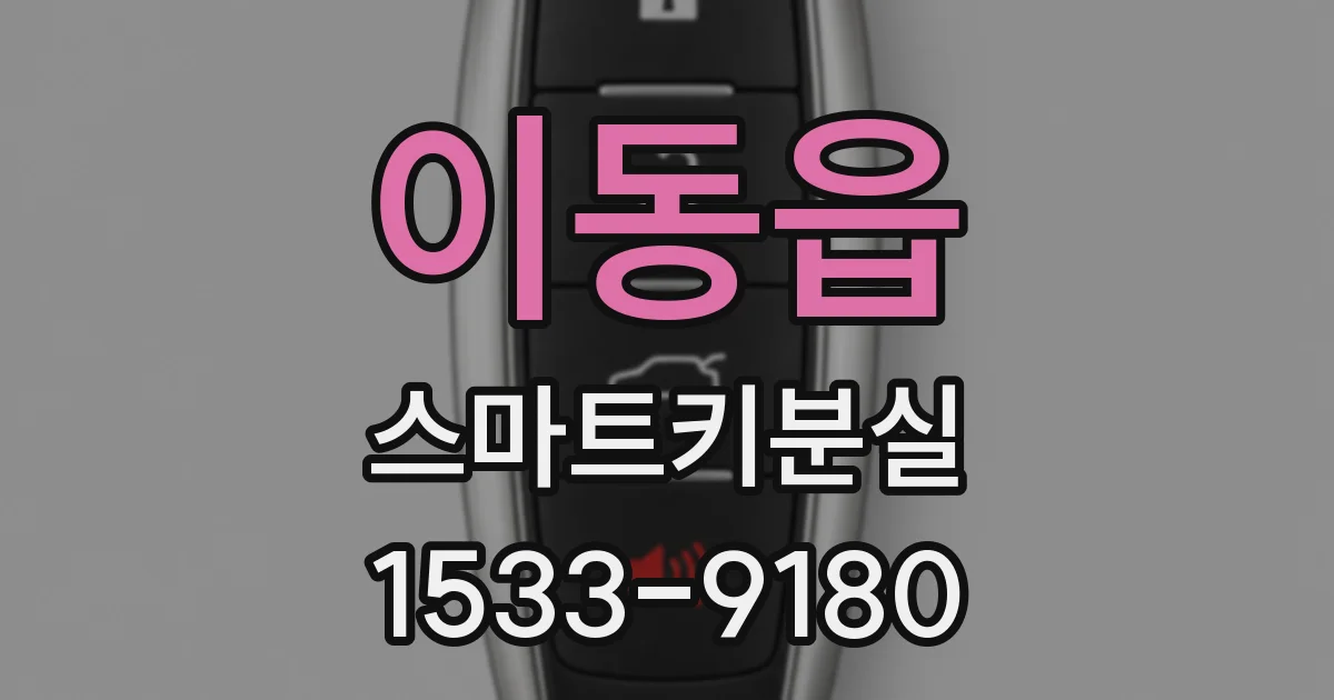 이동읍 스마트키분실