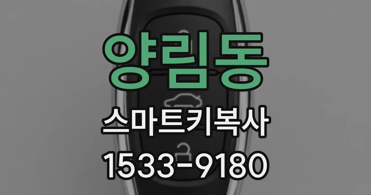 양림동 스마트키복사