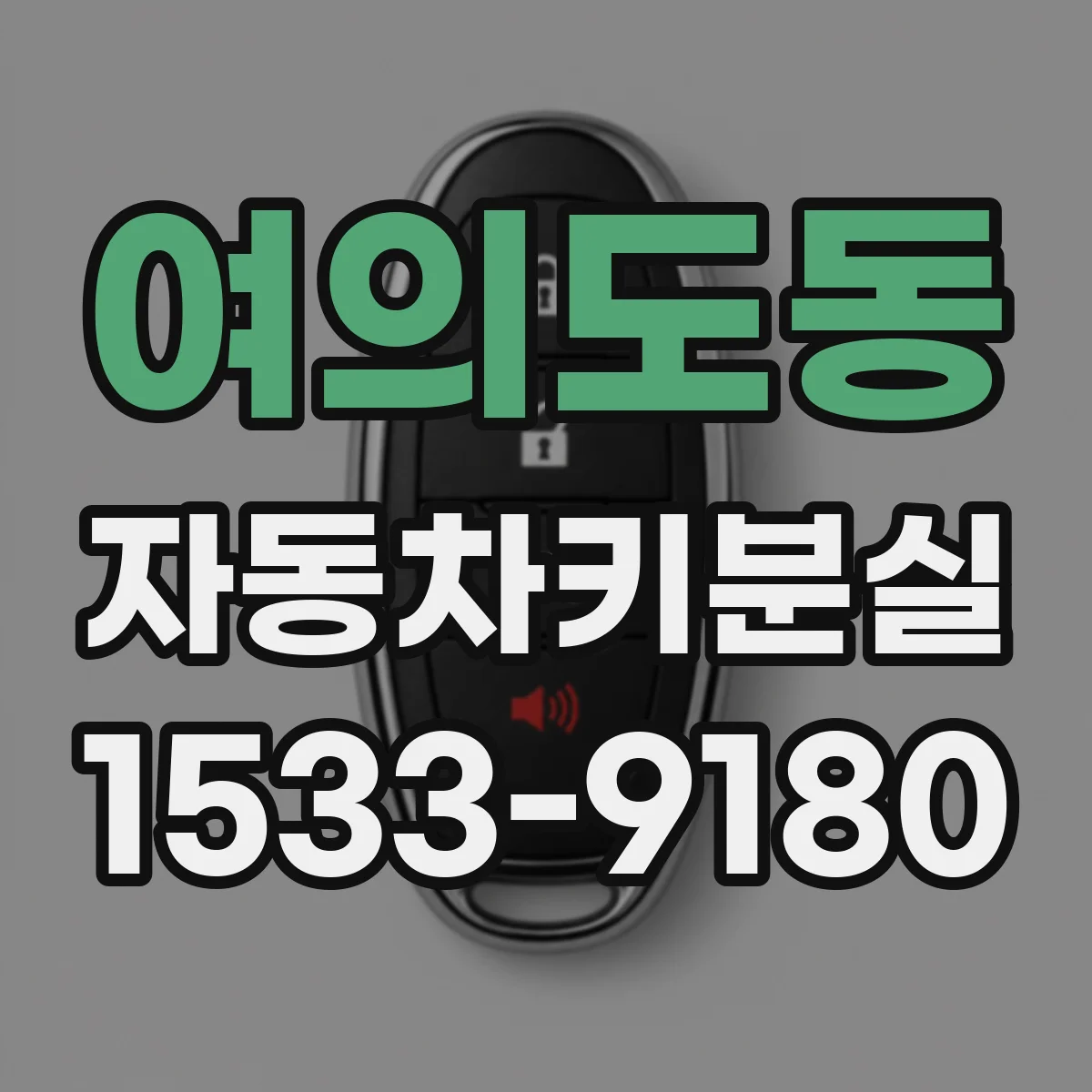 여의도동 자동차키분실
