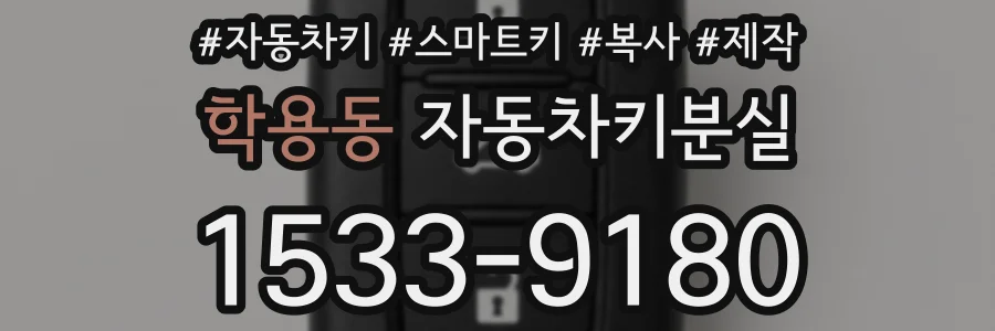 학용동 자동차키분실