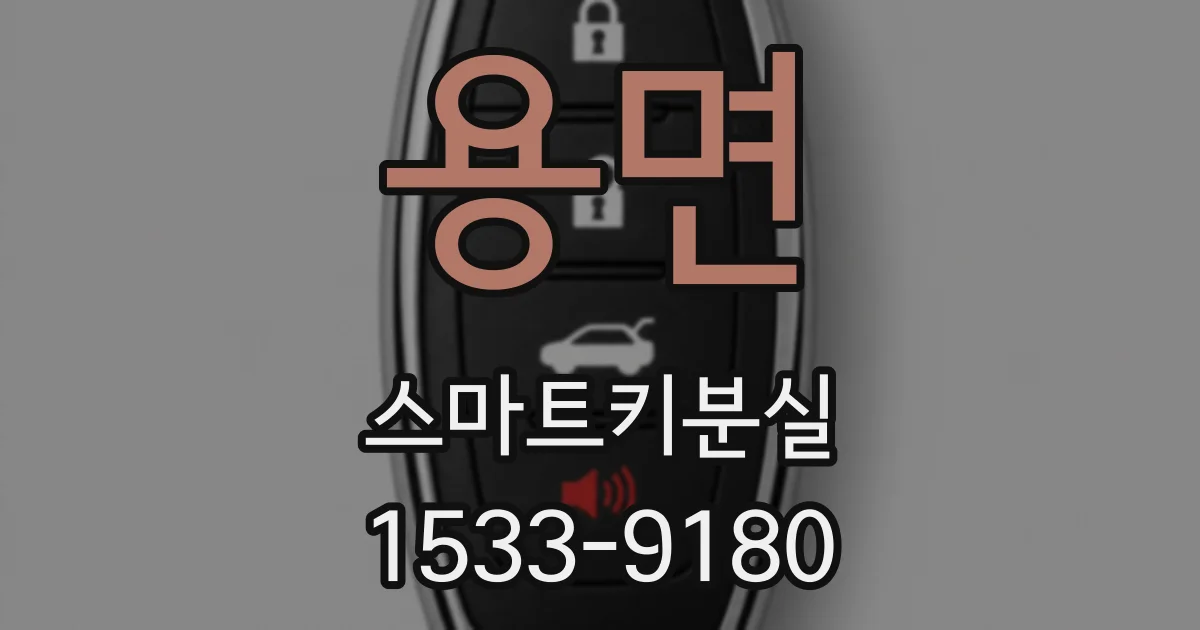 용면 스마트키분실
