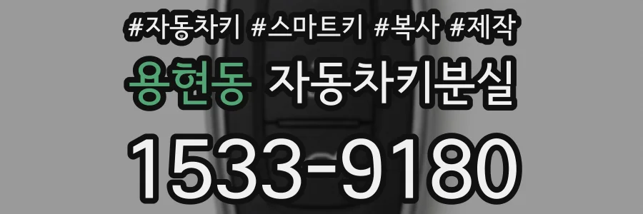 용현동 자동차키분실