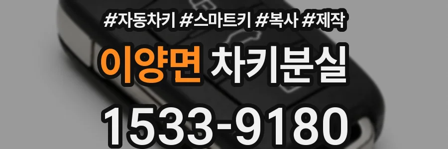 이양면 차키분실