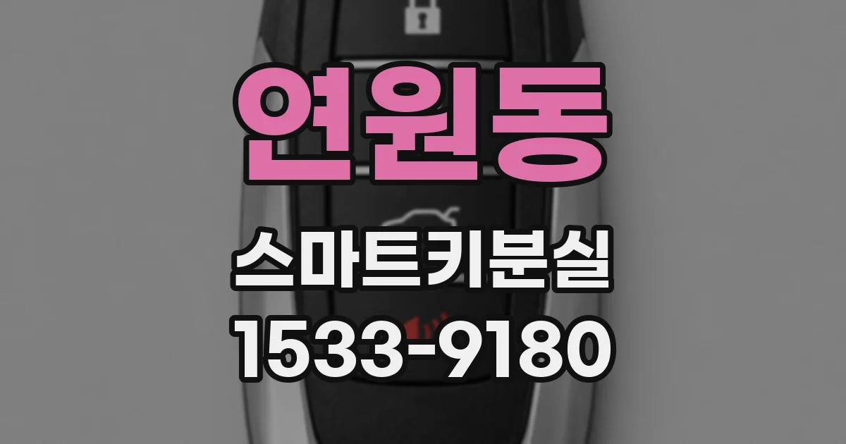 연원동 스마트키분실