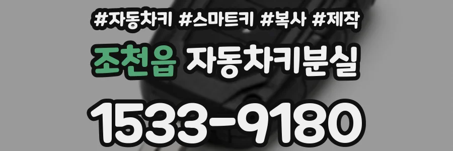 조천읍 자동차키분실
