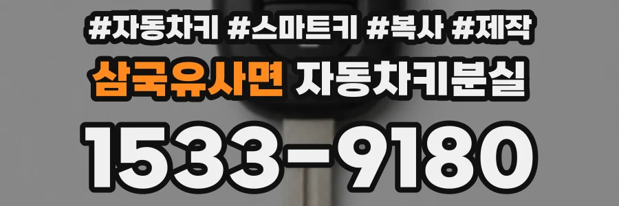 삼국유사면 자동차키분실