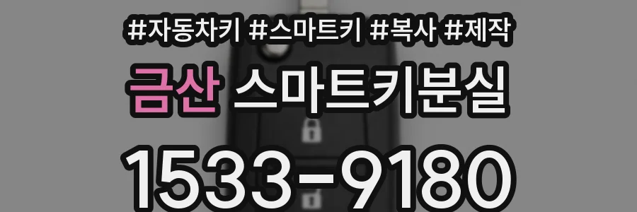 금산 스마트키분실