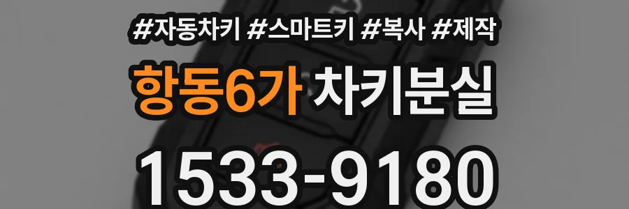 항동6가 차키분실