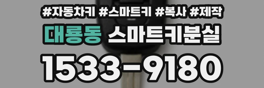 대룡동 스마트키분실
