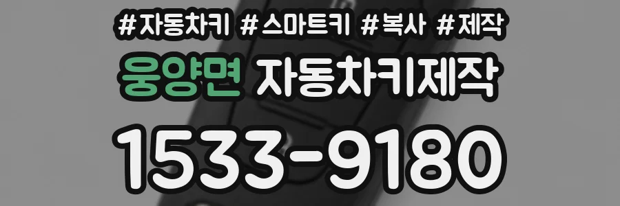 웅양면 자동차키제작